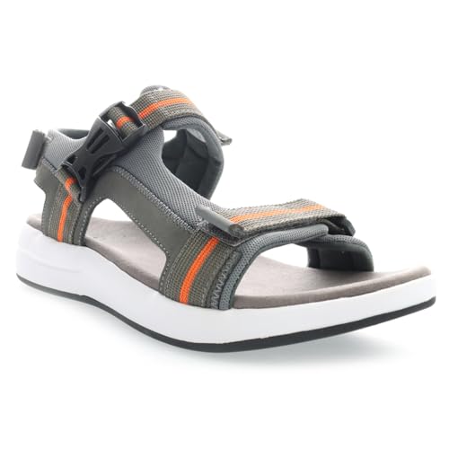 Image of Propet Mens Eli Strap River Casual Sandals Casual - Black
