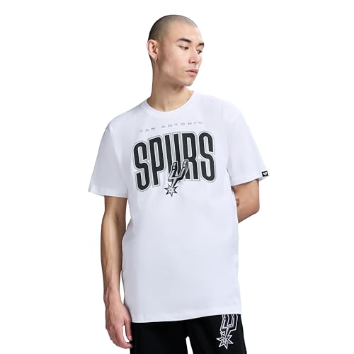 Game 7 x NBA Officially Licensed Men's Graphic Short Sleeve Lightweight Crew Neck Cotton T-Shirt, San Antonio Spurs, XXL, White