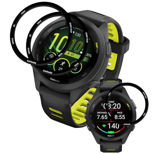 �Ή� GARMIN(�K�[�~��) Forerunner 265S �t�B���� �y3���Z�b�g �S�ʕی�z PET������ �Y�f�@�� 3D�Ȗ� �O�[�O�� GARMIN Forerunner 265s Music �t���ی�t�B���� �������� �����ߗ� ���h�~ �L�Y�C��