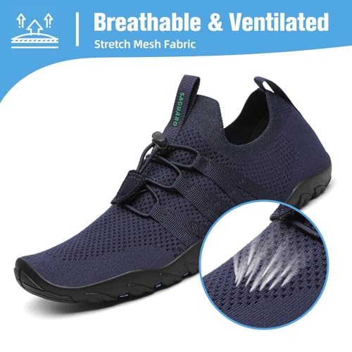 Image of Mishansha Water Shoes for Women Men, Quick-Dry Barefoot Swim Shoes with Drainage Holes, Lightweight Aqua Shoe for Beach Pool River Boating Yoga Walking