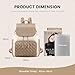 LOVEVOOK Backpack Purse for Women,Small Backpack for Women for Travel Work,Cute Backpack Daypack With Anti-theft Pocket,14 Inch Fashion Ladies Backpack for Daily College Shopping