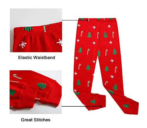 Benaive Boys Christmas Pajamas Kids Xmas Holiday Pjs 100% Cotton, 2-Piece Boys Sleepwear Long Sleeves Set Size 12 Penguin - image 6