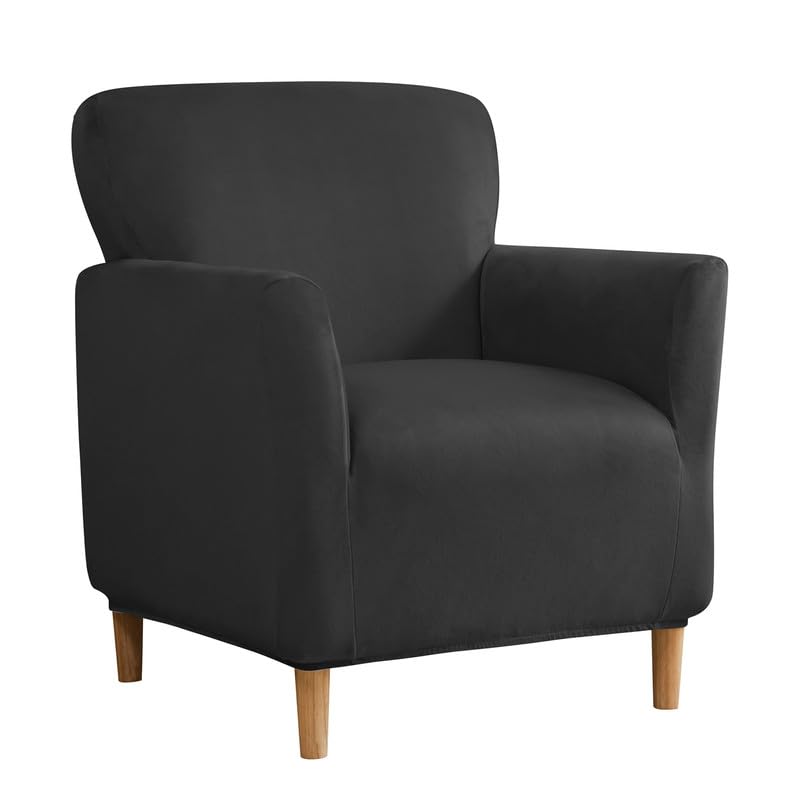 Mingfuxin Velvet Armchair Sofa Covers, Stretch Banquet Tub Chair Covers Slipcovers