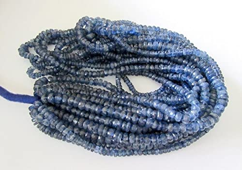 Kyanite bleue perles naturelles facettées pour remplacer les fausses pierres synthétiques
