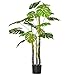HOMCOM 4FT Artificial Monstera Tree, Faux Decorative Plant in Nursery Pot for Indoor or Outdoor DÃ©cor