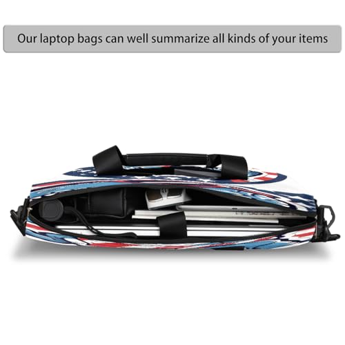Bolsa para laptop 15.6-16 pulg con diseño bandera USA miniatura 4