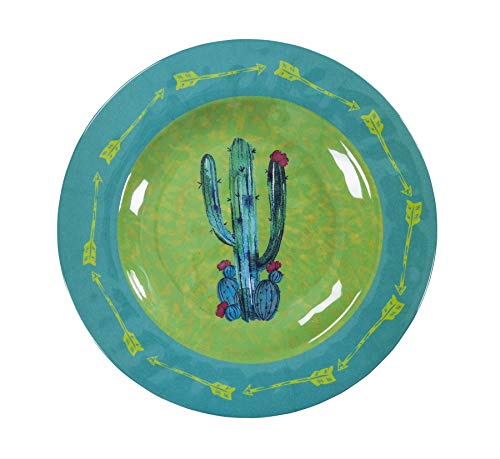 Image of Paseo Road Cactus Southwestern 14-PC Melamine Dinnerware Set