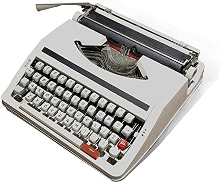 Macchina da Scrivere Manuale Interamente in Metallo con Funzione di Correzione - Stile Vintage per Scrittura Creativa, Appunti E Lettere - Regalo Letterario Perfetto per Scrittori E Appassionati