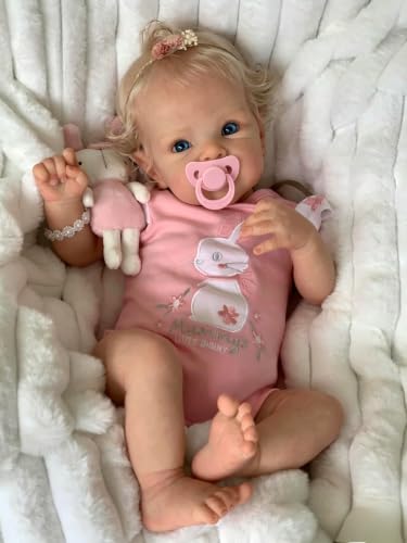 iCradle Reborn Dolls 18 Inch Reborn Doll 48cm Baby Doll Life Like Newborn Baby Realistic Newborn Doll For Age 3+ (Including Bunny dolls)
