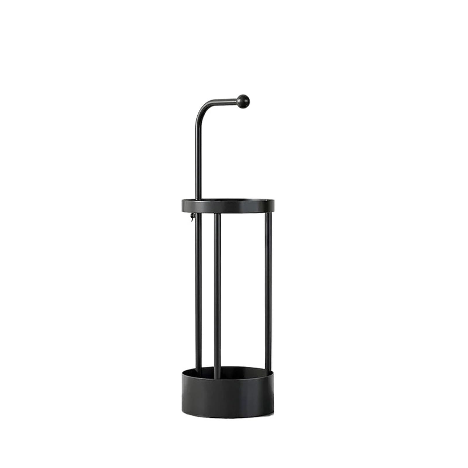 Ljhfg63kuyt Black Schirmständer Holder Iron Frame Umbrella Stand Stable Chassis Storage Rack Umbrella Holder(Black)