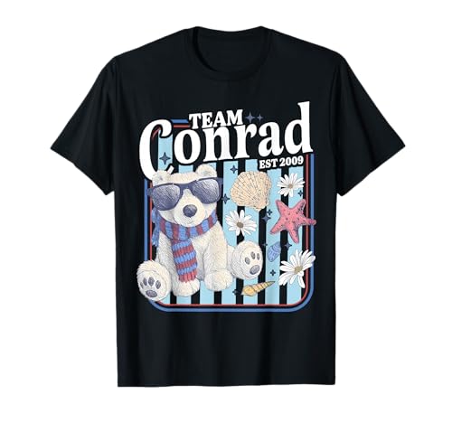 Vintage Team Conrad Funny Bear EST 2009 T-Shirt