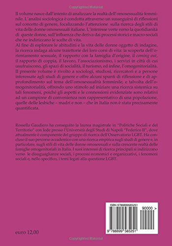 Lesbiche: Riflessioni Di Genere E Stili Di Vita Delle Donne Omosessuali Italiane - 2