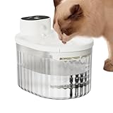 Automatischer Katzenbrunnen, Smart Water Feeder, 3L Wiederaufladbarer Spender mit ABS Build, Wasserbrunnen mit Sensorfunktion, Katzenfutterspender mit modernem Design, Indoor Pet Hydration