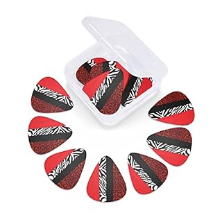 Ensemble de 12 médiators de guitare animaux léopard et zèbre rouge pour guitare acoustique, guitare électrique… - Les Beatles, Paul McCartney, John Lennon, RIngo Starr, George Harrison Ensemble de 12 médiators de guitare animaux léopard et zèbre rouge pour guitare acoustique, guitare électrique… – Image 6