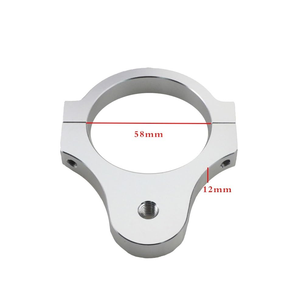 Morsetto In Alluminio CNC Per Forcella Moto - Staffa Universale 58 Mm Per Ammortizzatore, Stabilizzatore E Modifiche - Foto 2