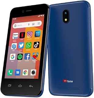 TTfone TT20 Smart 3G Mobile Phone with Android GO - 8GB - Dual Sim - 4Inch Touch Screen (with USB Cable)