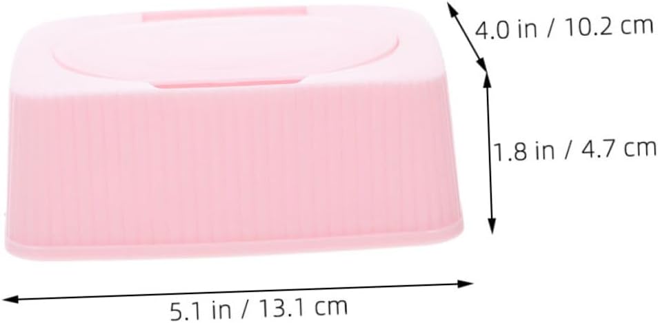 Alipis Children's Wipe Holder Box Lid 4pcs Waterproof Plastic Storage Container for Baby Wet Wipes Portable Diaper Dispenser for Home and Travel