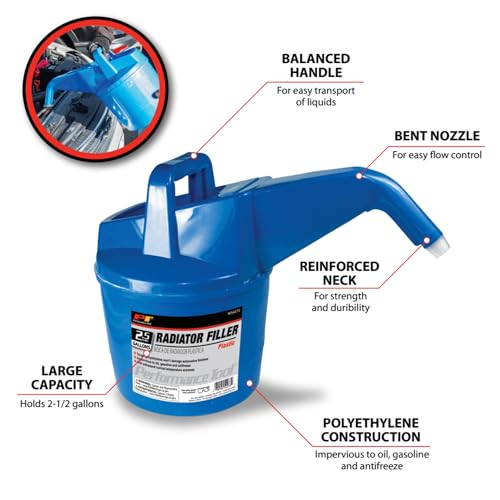 Performance Tool W54273 2.5 Gallon Plastic Radiator Filler by Performance Tool - Image 2