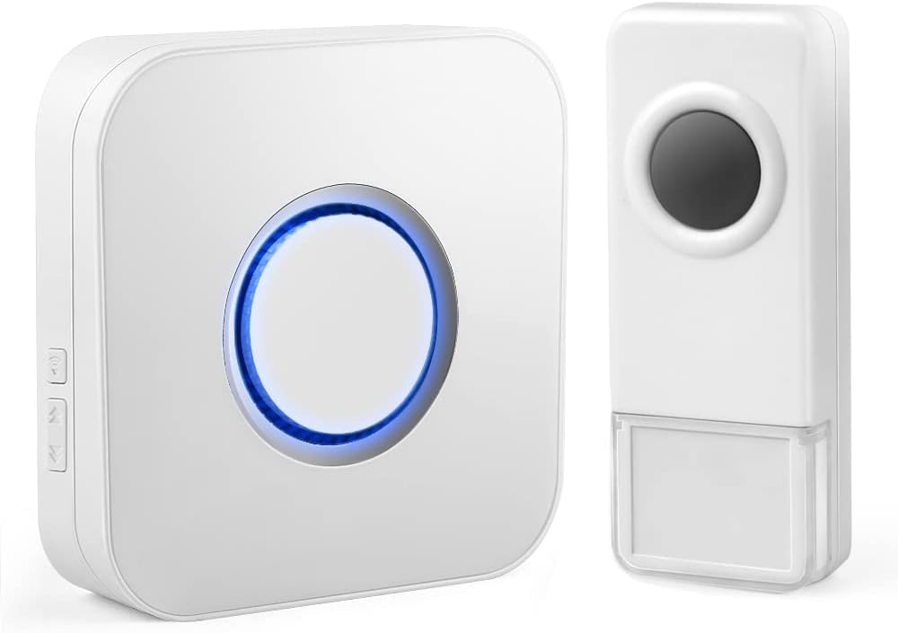 Ranzah Wireless Doorbell, 1000 FT Long Range, 58 Ring Tunes, Waterproof