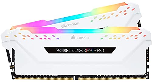 メモリー Corsair CMW32GX4M2E3200C16W VENGEANCE® RGB PRO 32GB (2 x 16GB) DDR4 DRAM 3200MHz C16