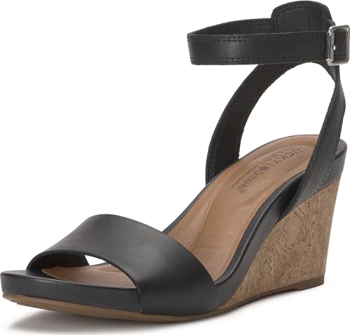 Image of Lucky Brand Lynda Cork Wedge Sandals
