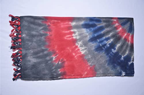 Kafthan - Spiral Turkish Cotton Bath & Beach Towel - Quick Dry Soft Sand Resistant Towels - Light Blanket & Towel - Ideal For Pool Beach Camp Hotel - Multicolor Patriotic Spiral - 35" X 67" - Single #TOP1