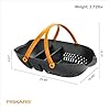 Fiskars Garden Harvest Basket - Container for Gardening and Harvesting with Tool Caddy - Harvesting Basket Doubles as a Colander for Vegetables and Fruits - Garden Accessories #4