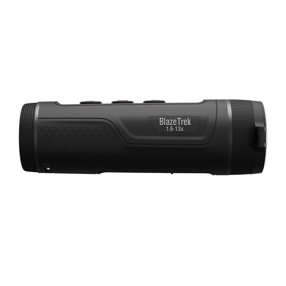 ATN BlazeTrek - Monocolo termico da caccia, sensore 384 x 288/640 x 512, 50 Hz, 12 μm, 25 mK, display AMOLED 800 × 600, estrazione oculare da 15 mm, batteria 7+ ore, USB Type-C, IP67, leggero (640 x