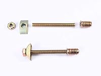 Vista 5 de Armario de muebles de panel de 3.150 in 4 en uno Accesorios de conector de mesa de montaje de cama de fijación Tornillo tuerca roscada media luna