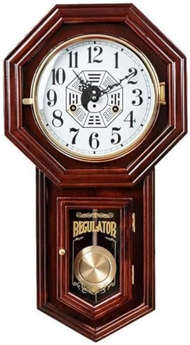 Horloge murale rétro de salon mécanique traditionnelle et Feng Shui