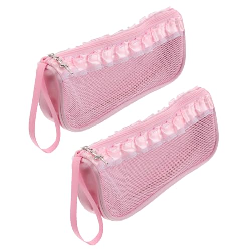 Pochette de rangement pour chaussures de ballet : lot de 2 poches étanches roses