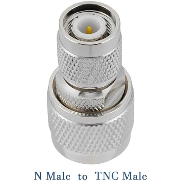 Vecys 4 Stuks N к TNC RF коаксиальный адаптер комплект N к TNC адаптер 4 Typp комплект 50 Ом к радио антенный кабель удлинитель