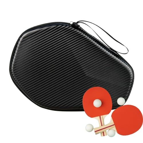 Bolsa de pala de ping pong resistente con forro interior suave para transporte 7