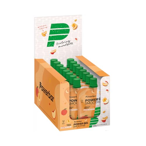 Energiegel PowerBar Smoothie Gel Apricot Peach 16x90g vegan