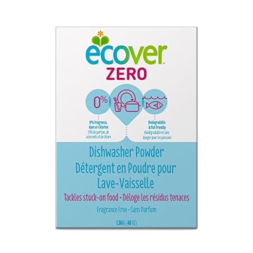 Ecover Zero Dishwasher Soap Powder, 48 Ounce