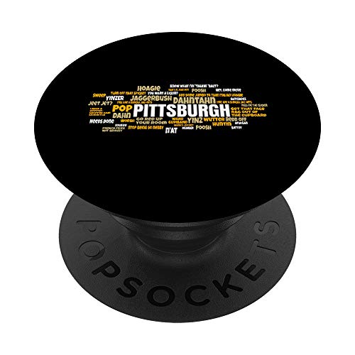 Yinzer Pittsburghese Pittsburgh Jagoff Pride Pennsylvania PopSockets PopGrip: Swappable Grip for Phones & Tablets