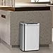 ELPHECO Stainless Steel Office Trash Can Motion Sensor Garbage Can Touchless Smart Trash Can Automatic Waste Bin for Kitchen, Office, Bathroom (Silver, 5.5 Gallons)