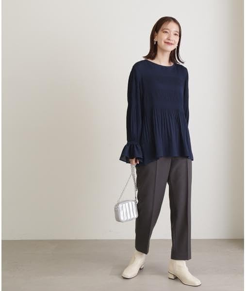 [エヌナチュラルビューティーベーシック*] パンツ アンクルテーパードパンツ レディース 166-3230902