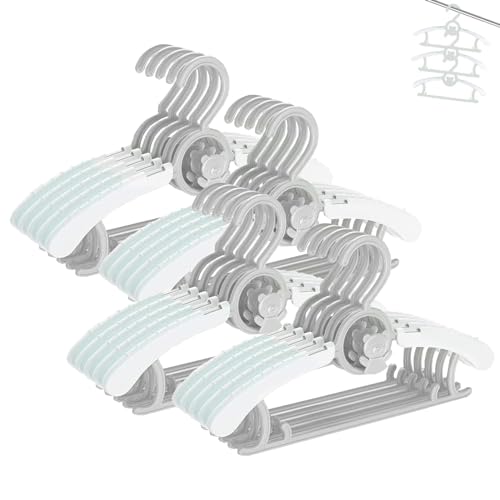 Kleiderbügel Kinderkleiderbügel - 20PCS Baby Kleiderbügel Hangers Aufbewahrung Kleiderbuegel für Kleiderschrank Schrank Kleidung