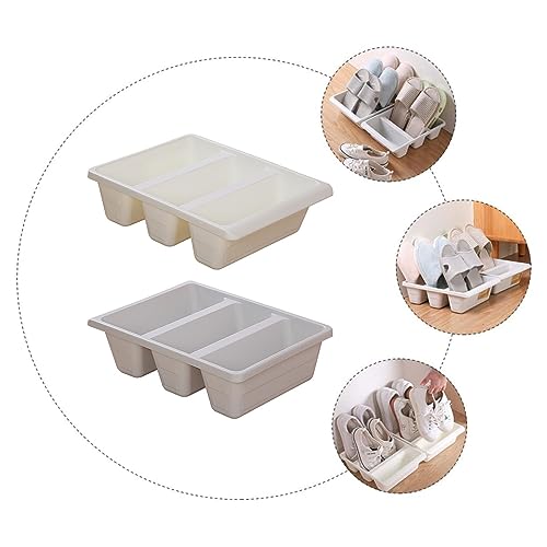 Aufbewahrung von Schuhablagen, Aufbewahrungsregale, Kunststoff-Schuhregal für den Eingangsbereich, Kunststoff-Organizer-Box, Schuhaufbewahrungsregal, Durchsichtige Aufbewahrungsbeutel Für Kleidung – Bild 3