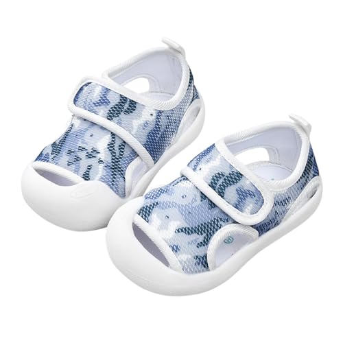 FCTREE Baby Shoes Boys Girls First Walking Shoes Toddler Non-Slip Breathable Mesh Sneakers Infant Sandals Crib Shoes