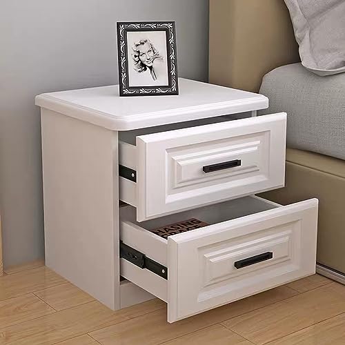 Table de chevet avec 2 tiroirs coulissants de 40 cm pour optimiser le rangement de votre lit - 6