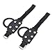 Crampons 1Pair Sports Anti-Slip Portable Escalade Réglable Autocollant Magique Crampons Gripper à Glace Randonnée en Plein air Neige Marchant 5 Dents Crampons Neige Et Glace