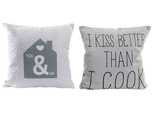 Item Int Cojin Algodon 40x40cm 375 Gramos Frase Surtido A Elegir 1