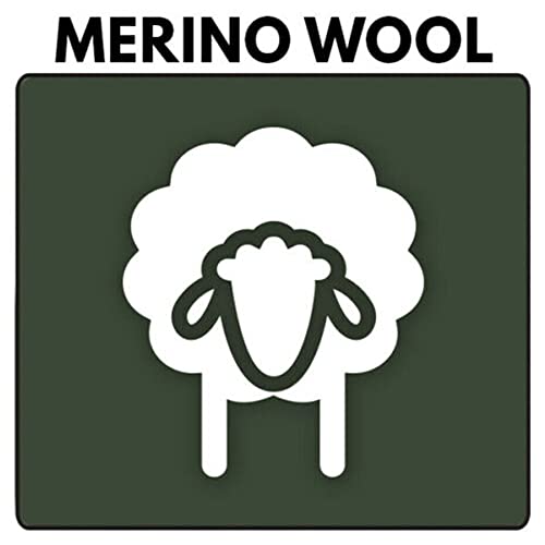 Carolina Ultimate Men's Non-Binding Merino Wool Blend Crew Socks 2 Pair Pack4