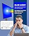 viseNOVA Anti Blue Light Screen Protector for 23, 23.6, 23.8 and 24 Inches Computer Monitor Hanging Type Blue Light Blocking Filter Anti Scratch Eye Protection Shield for Desktop Computer