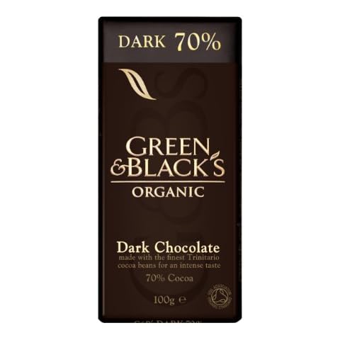 Green & Black's Dark 70% 100g Bar (Box of 5) Cover