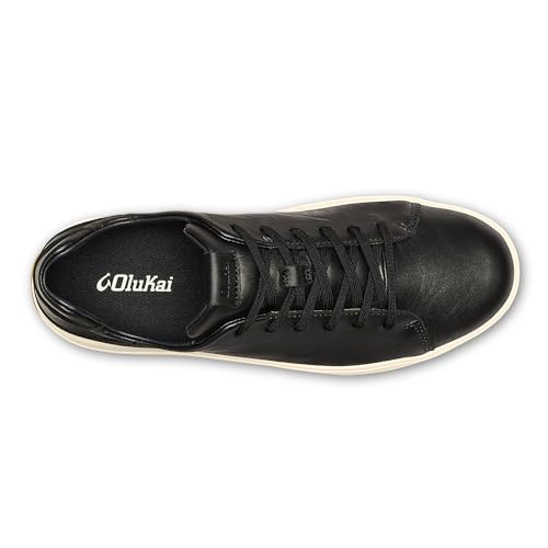 Image of OluKai Lae'ahi Li 'Ili Men's Waterproof Leather Sneaker, Versatile & Casual Everyday Shoe, All-Day Comfort & Support, Enhanced Grip & Traction
