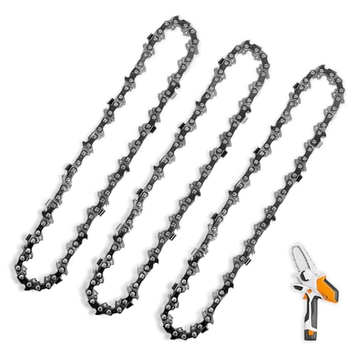 4 Inch Mini Saw Chain for Stihl GTA 26,Pruner Mini Saw Chain Replace for 30070030101,71PM328,36700000028,3670 005 0028?3 Chains?