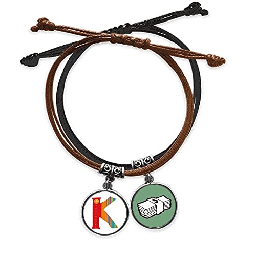 Pulsera de cuero naranja K Lindo ideal para tu look diario urbano
